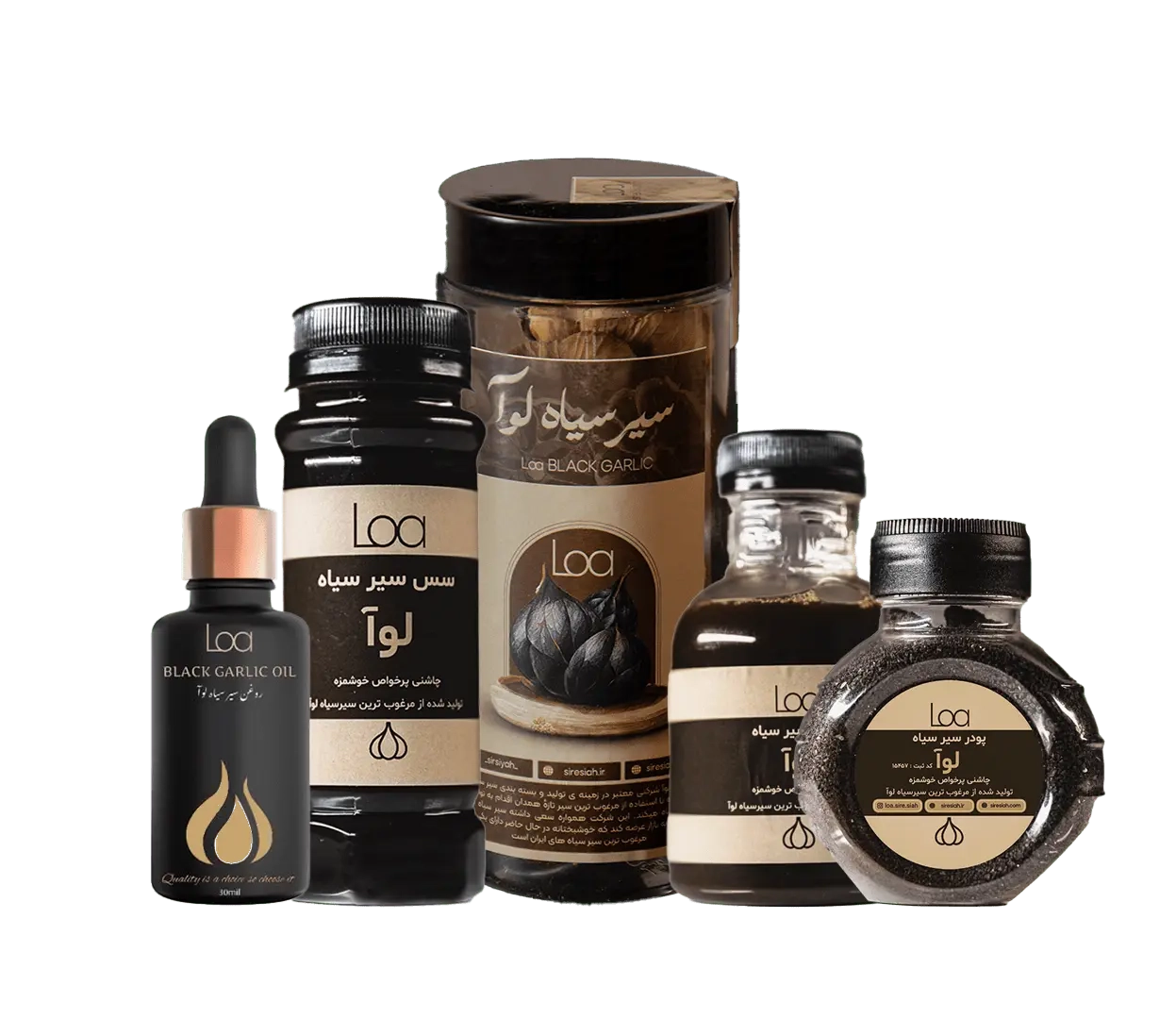 پکیج سیر سیاه | پک کامل سیر سیاه اصل و باکیفیت