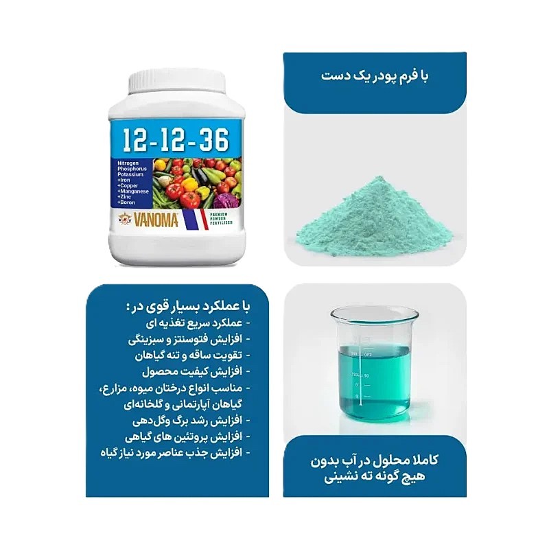 کود 36 12 12 وانوما