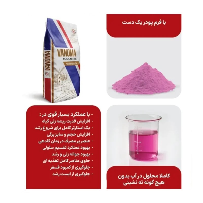 کود ۱۰ ۵۲ ۱۰ وانوما