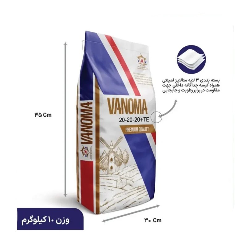 کود 20 20 20 وانوما